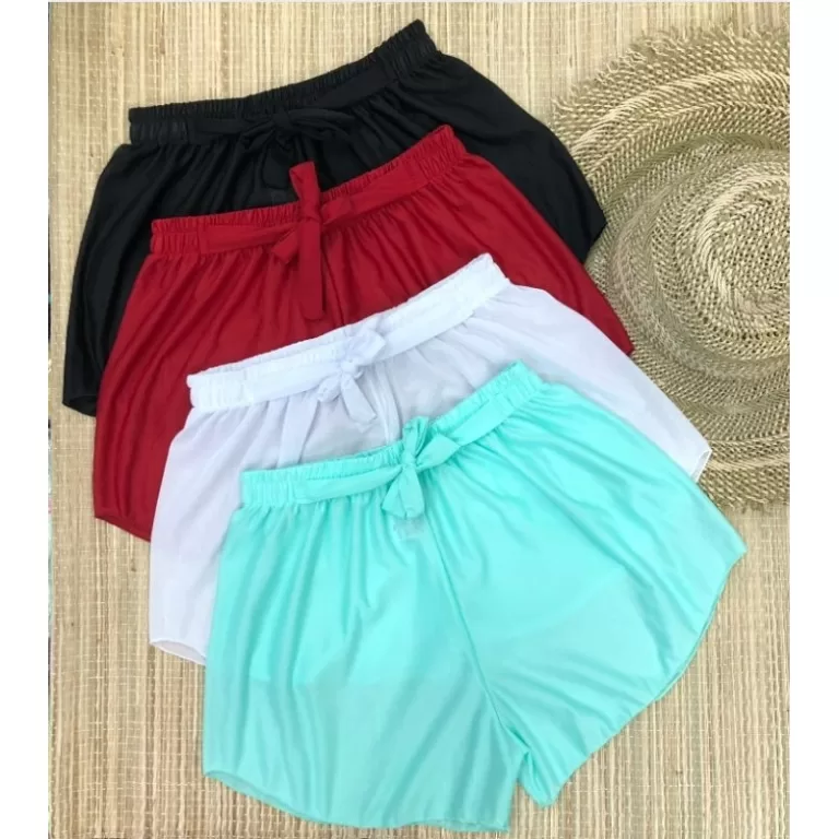 Shortinho Colorido, Short Praia e Piscina – 