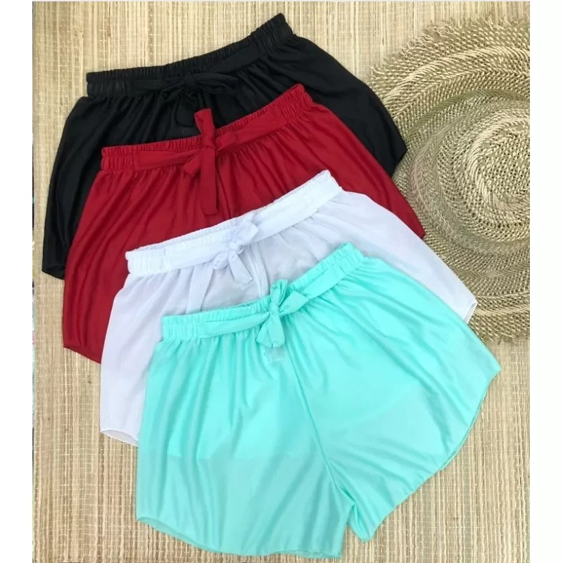 Shortinho Colorido, Short Praia e Piscina – GG