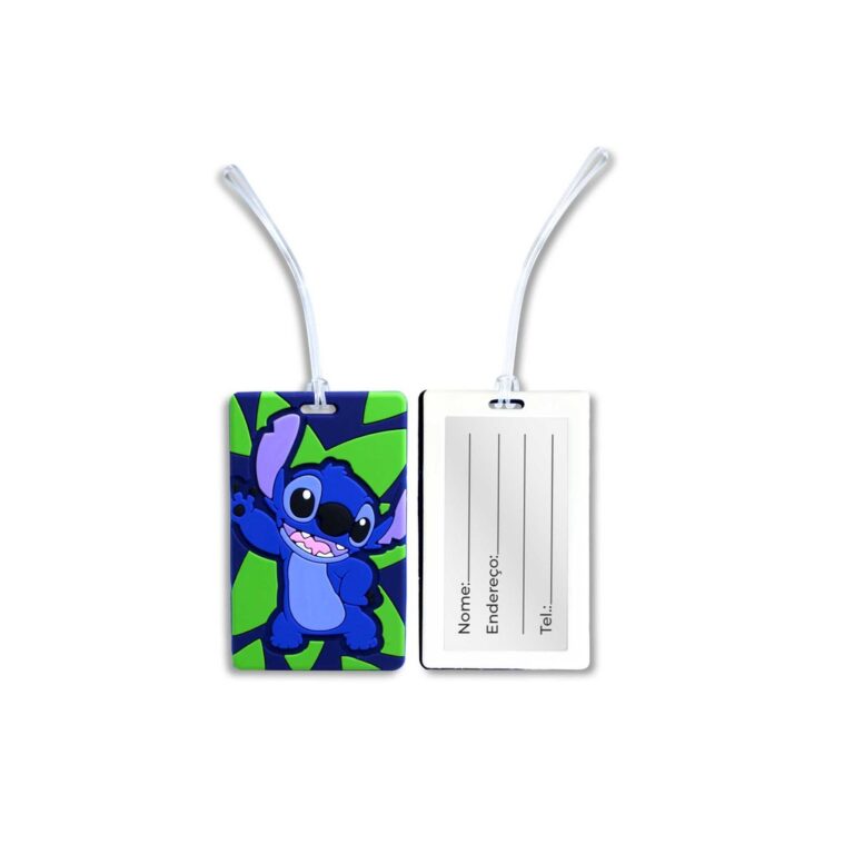 Tag Identificador De Mala Mochila Stitch Emborrach