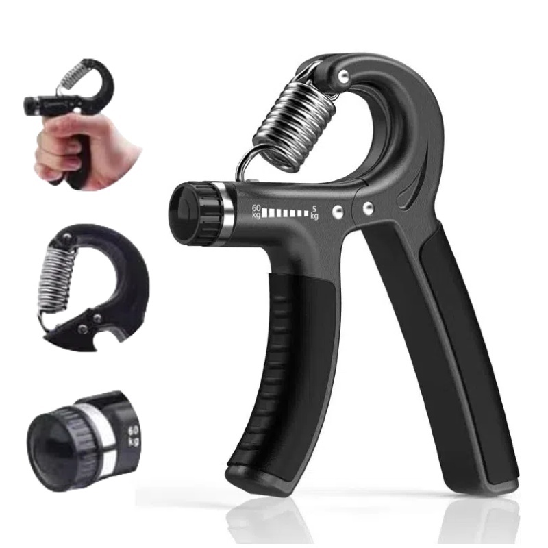 Aderência de Mão Hand Grip Flexor De Punho Com Mola Ajustável Para Antebraço Exercício
