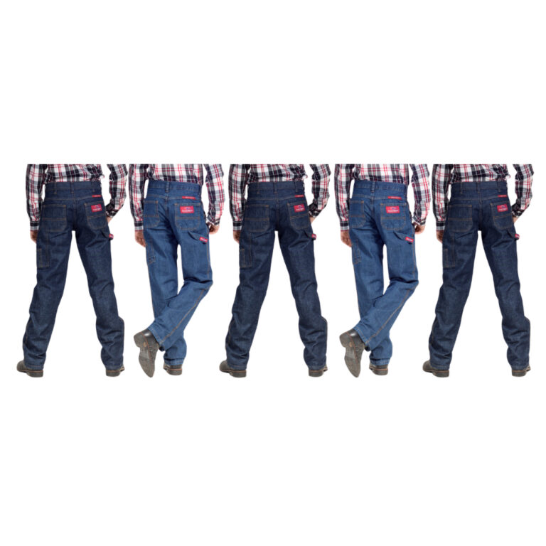 Kit com 5 Calças Jeans Carpinteira Country Infant