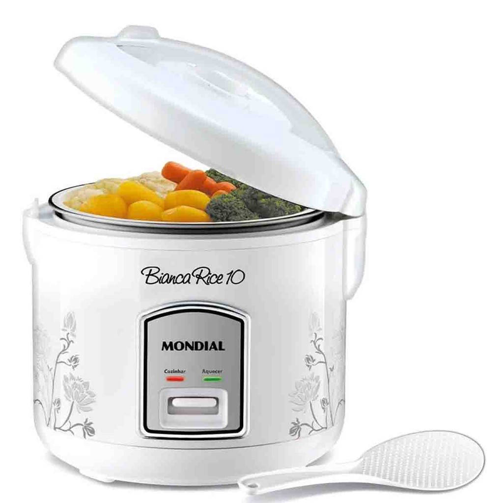 PANELA ELETRICA ARROZEIRA E VAPOR MONDIAL 10X FUNÇAO AQUECER