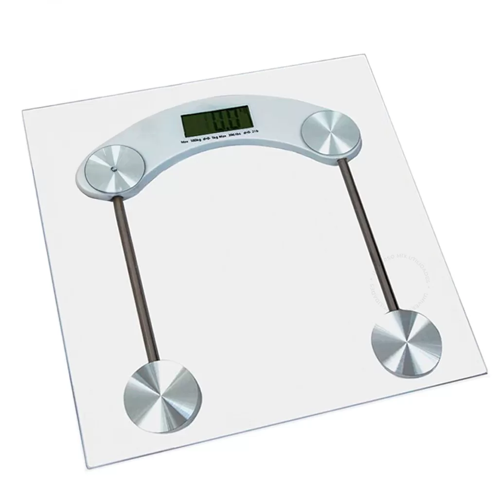 Balança Corporal Digital Até 180kg Com Vidro Temperado Premium