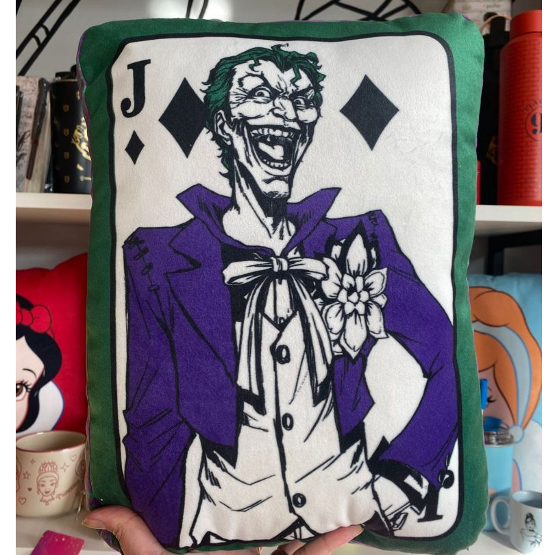ALMOFADA CORRINGA JOKER HARLEY QUINN ESQUADRÃO SUICIDA