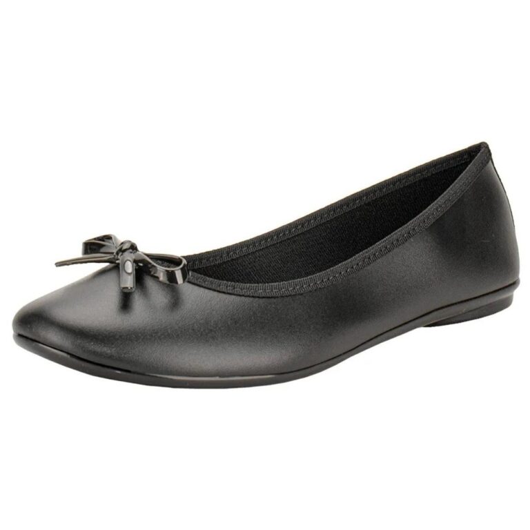 Sapatilha Moleca Laço Fosco Feminina – Pret