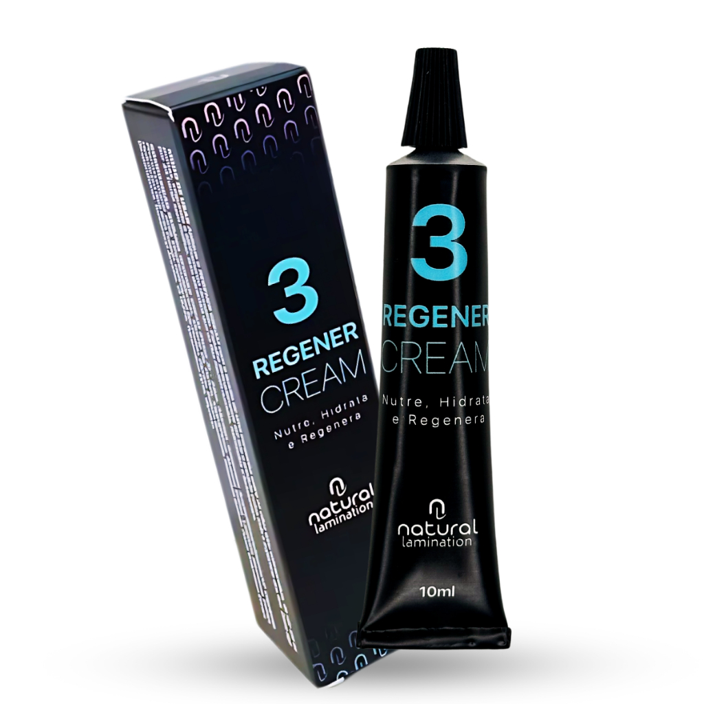 Passo 3 Regener Cream Natural Lamination Creme Regenerador Cílios E Sobrancelhas Lash Lifting e Brow