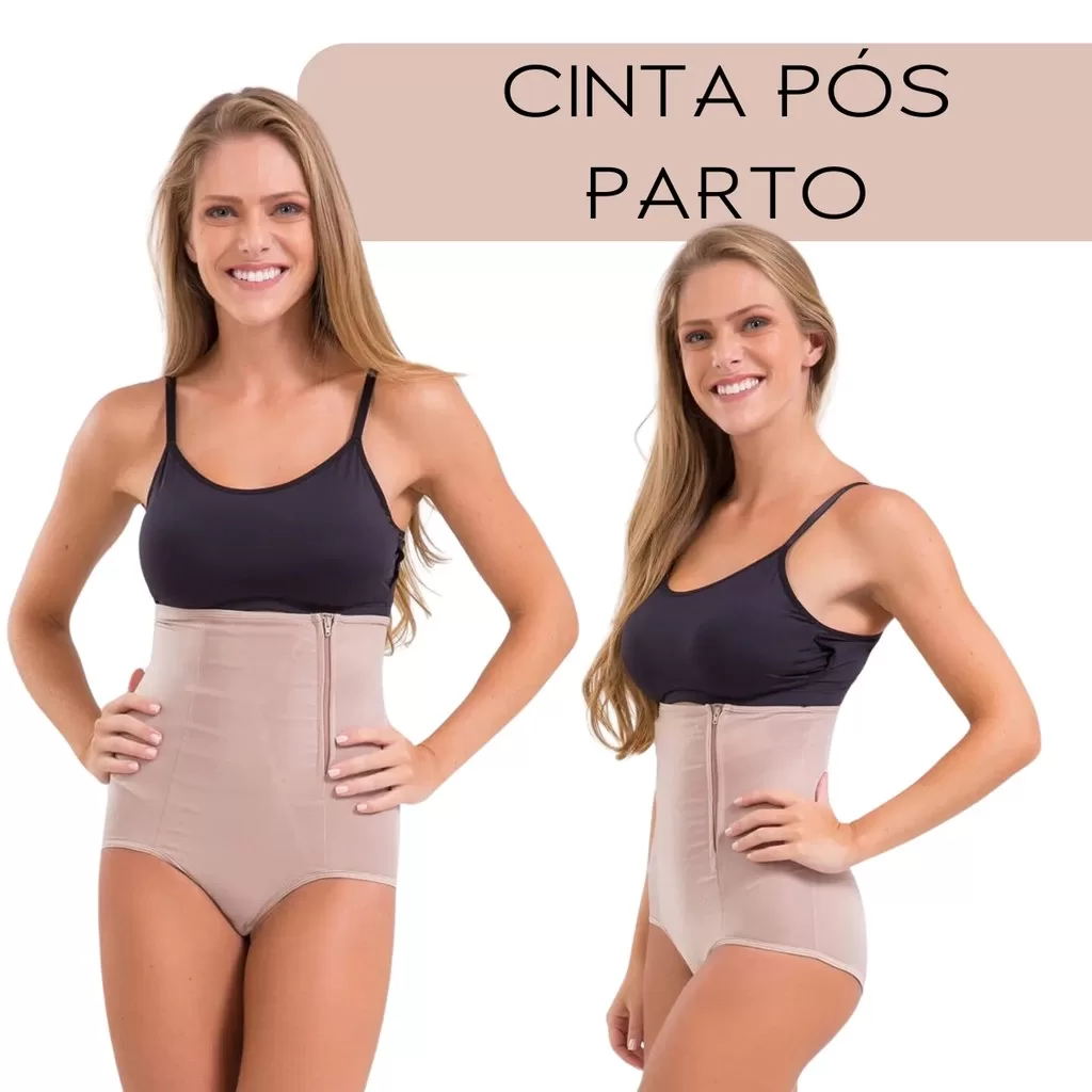 Cinta Pós Parto Com Fecho Em Zíper