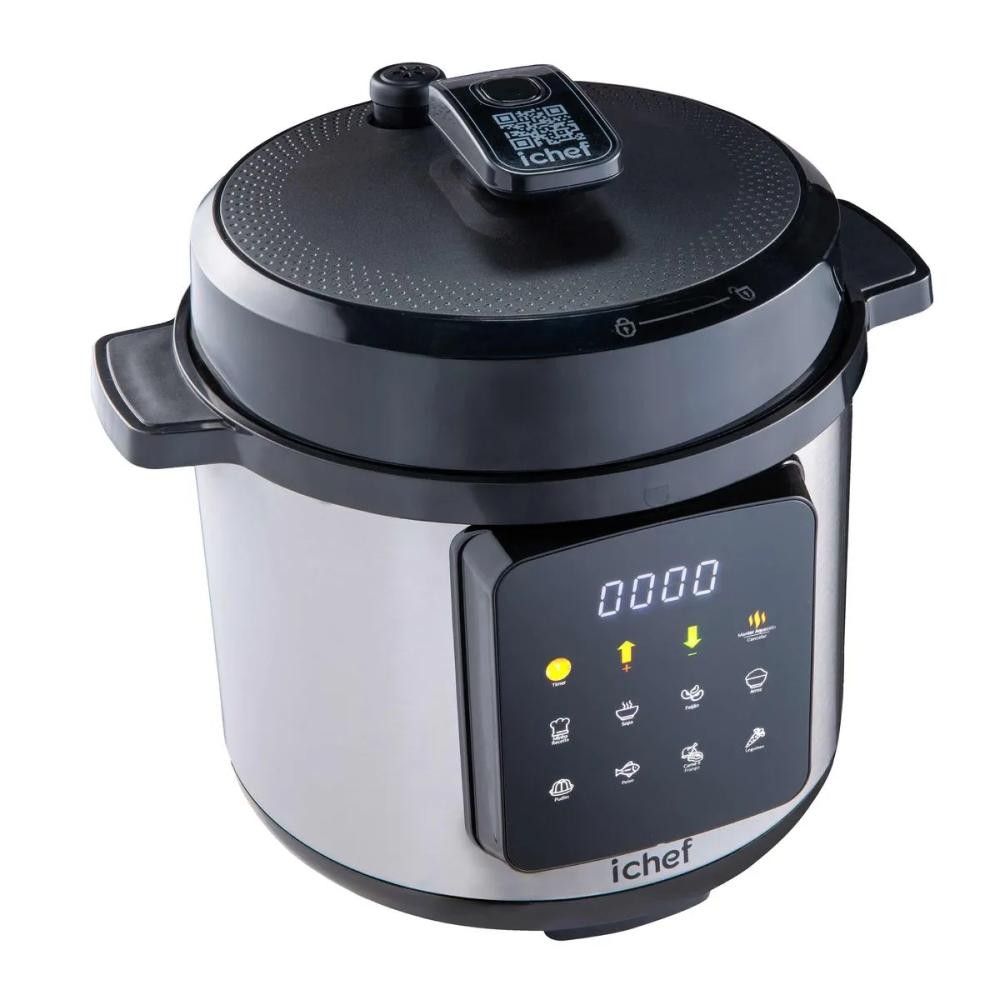 Panela de Pressão Elétrica ichef Master Cooker Polishop 6 Litros
