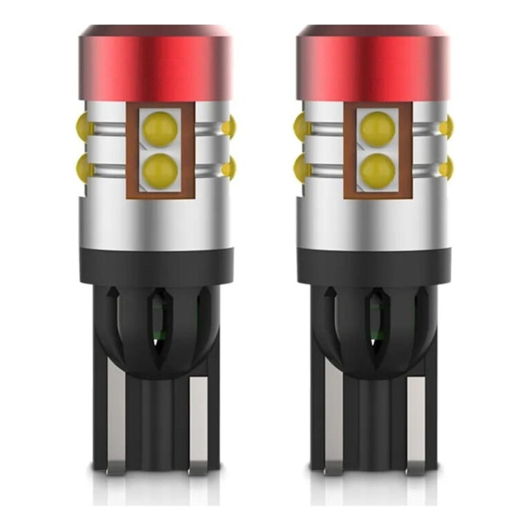 Par Lâmpada Pingo T10 9 Chip Led 4300k Branco Que