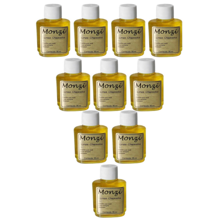 Kit 10 Unidades Limpa Chapeados Monzi 35ml Pronta 