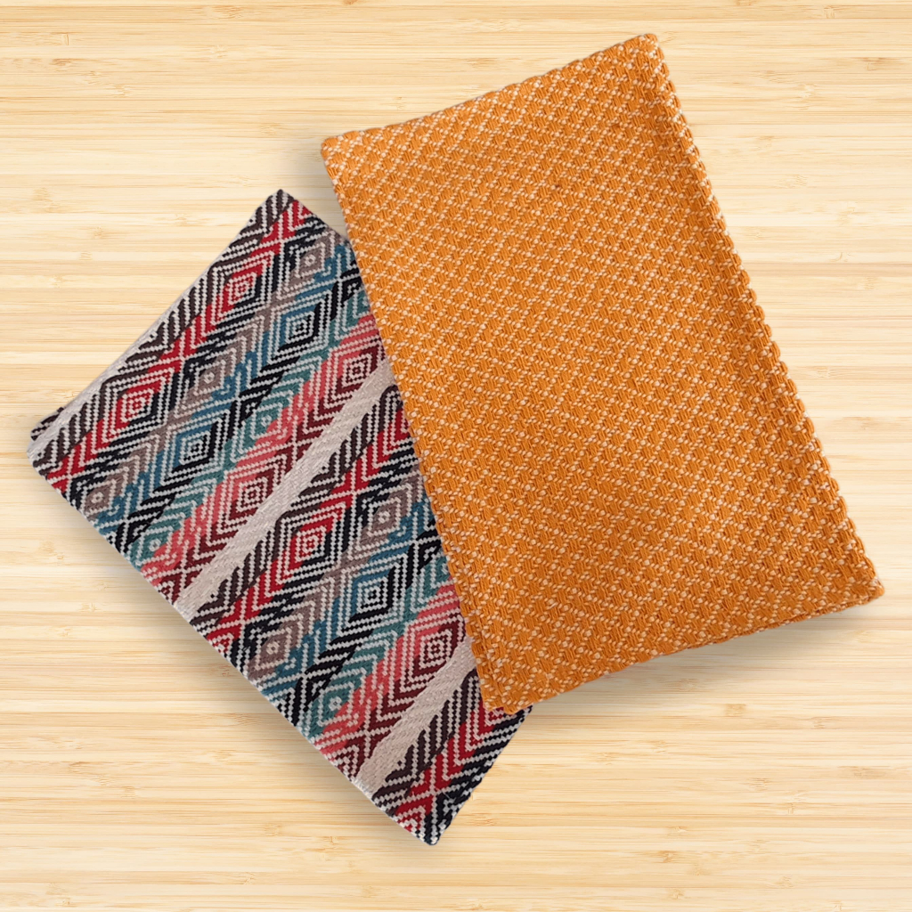 Kit com 2 Tapetes Toalha 40×60 para Piso Banheiro Cozinha Quintal Confort 100% Algodão