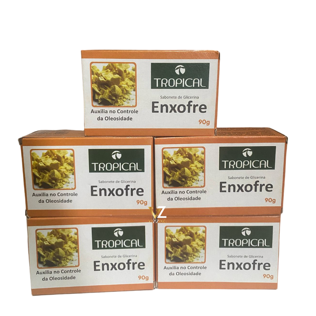 Sabonete de Enxofre Barra Tropical – 1, 5, 10, ou 15 Unidades