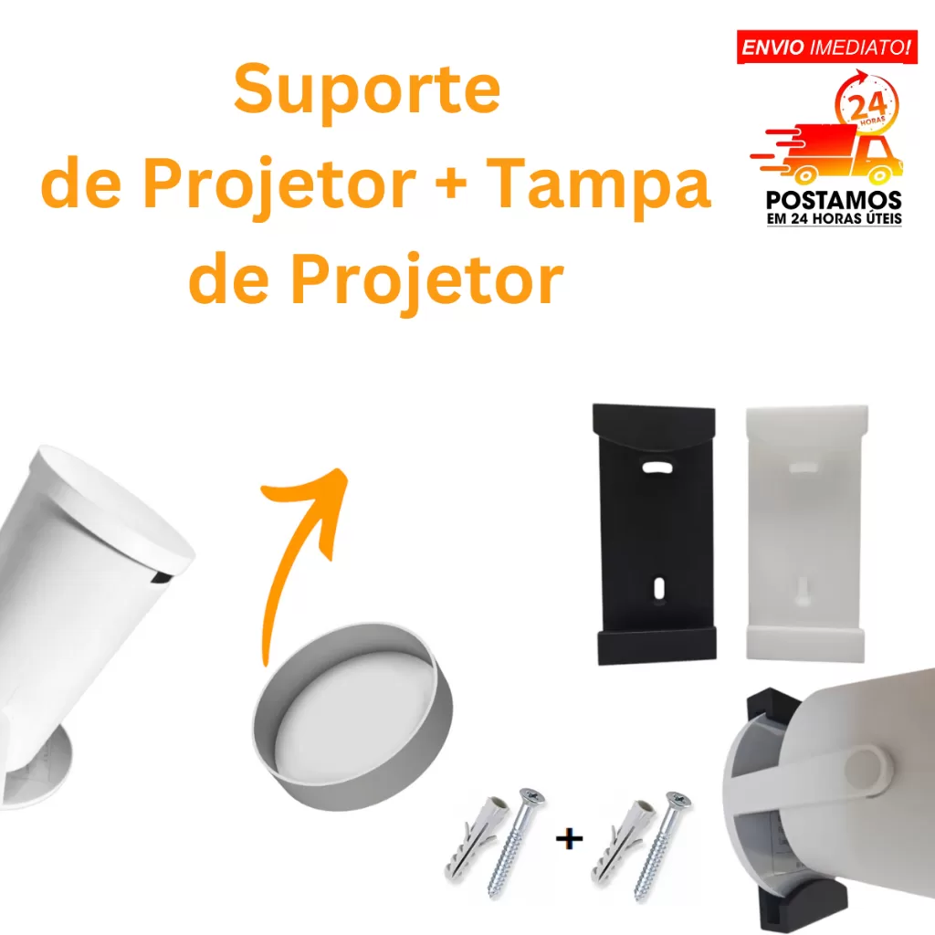 Suporte para Projetor HY300  + Tampa de Proteção para Projetor HY300 – Protetor Lente HY300