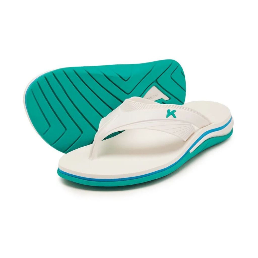 Sandália Chinelo Kenner X-Level Masculino Original Branco e Verde DKB06