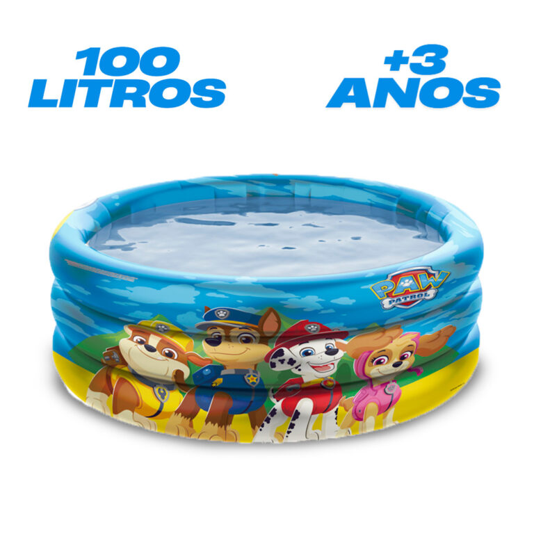 Piscina Infantil Patrulha Canina Inflável 100 lit