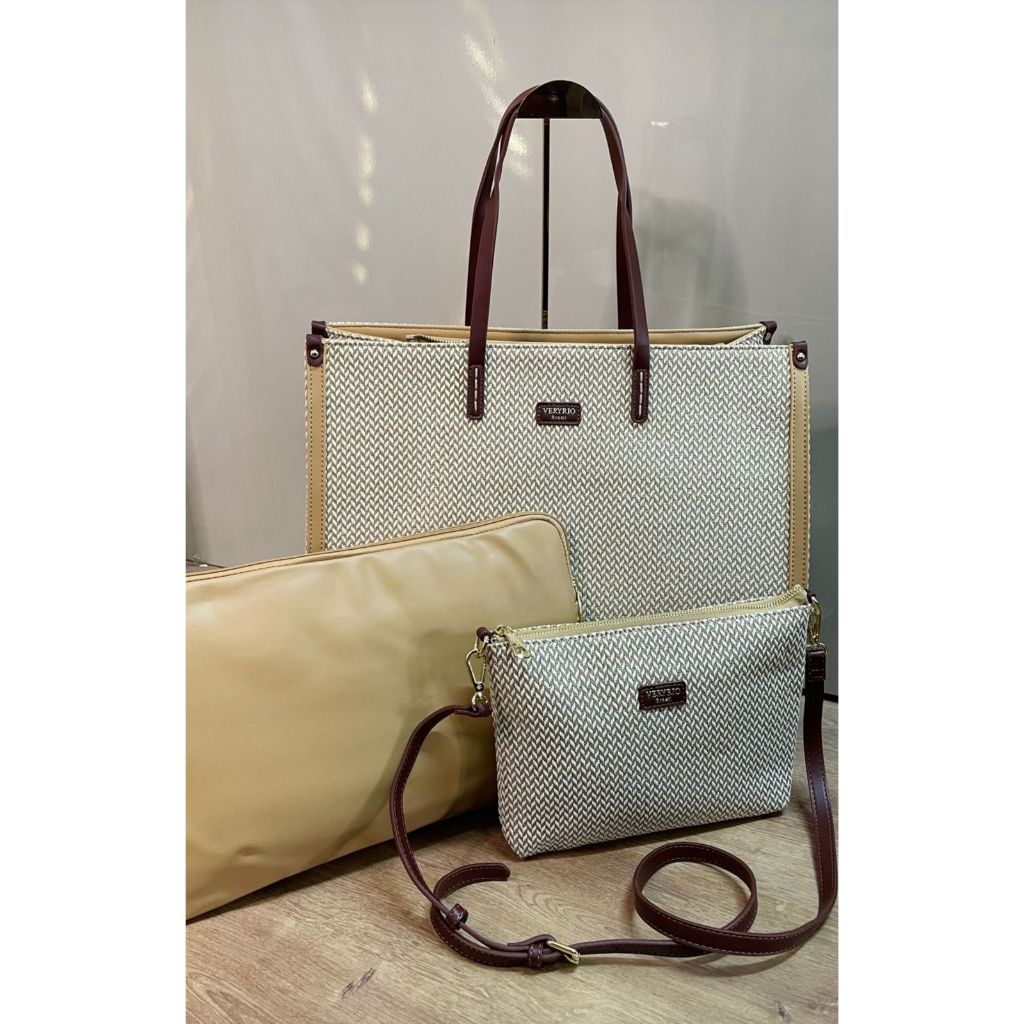 Conjunto de bolsas Veryrio bolsa tote bolsa notebook bolsa de ombro