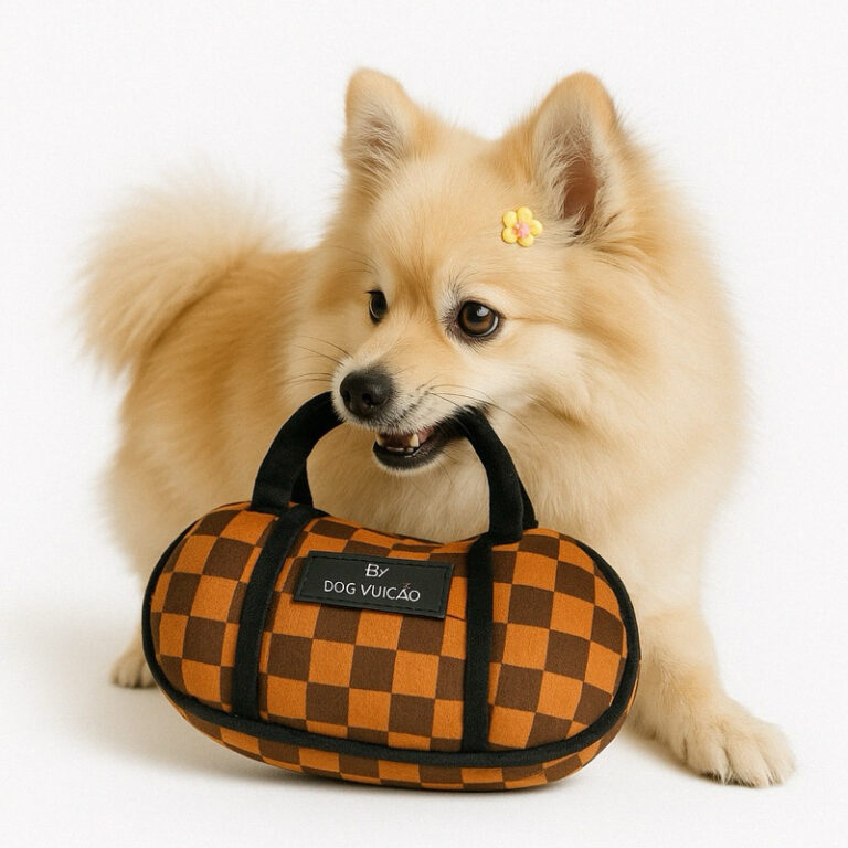Brinquedo Pet Bolsa Pelúcia Para Cachorros Resist
