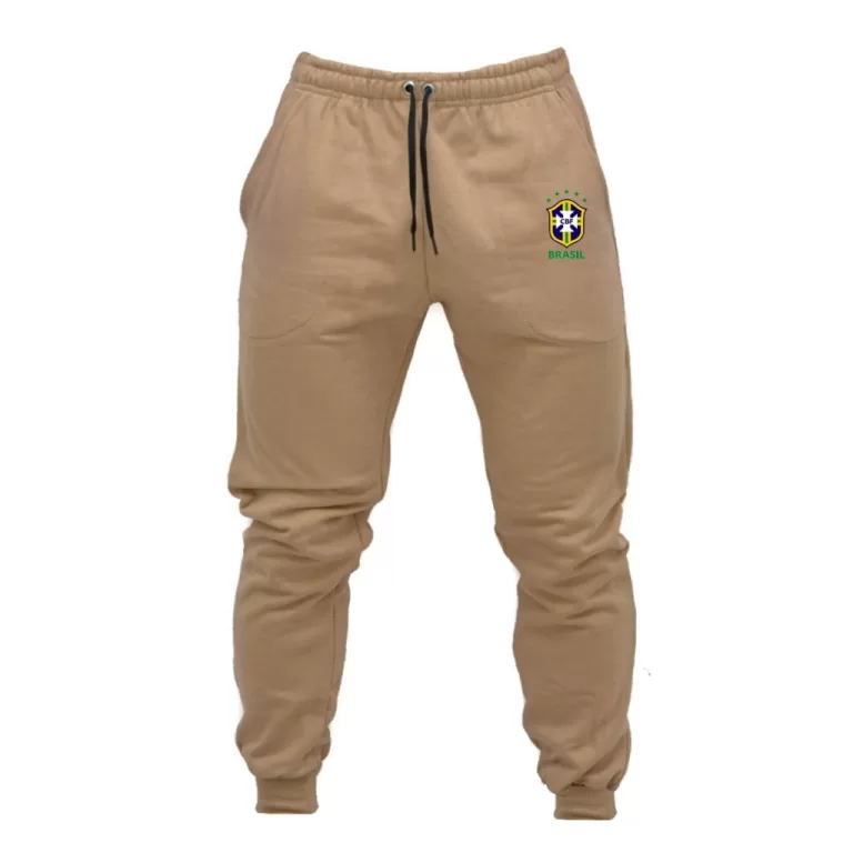 Calça Moletom Unissex Com Punho Algodão Estampad