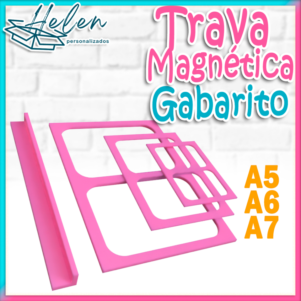 Trava Magnética para guilhotina 17 Gabaritos