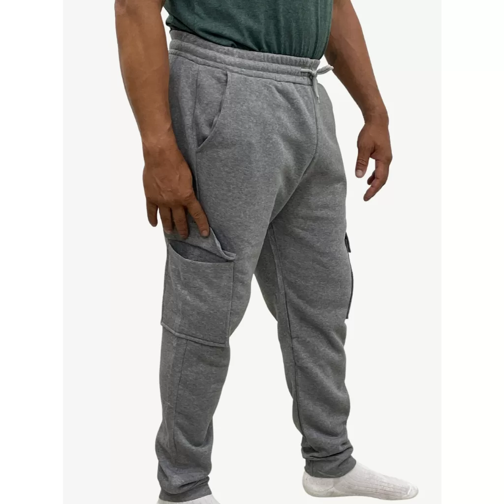 Calça cargo  moletom  forrada