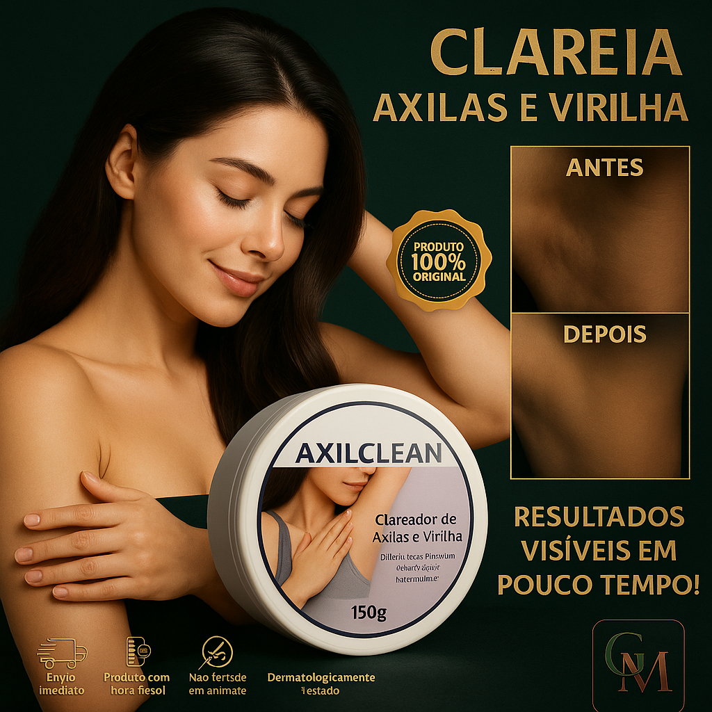 Creme Super Clareador de axilas e virilhas 150 gr Axilas e Virilhas Escuras Nunca Mais