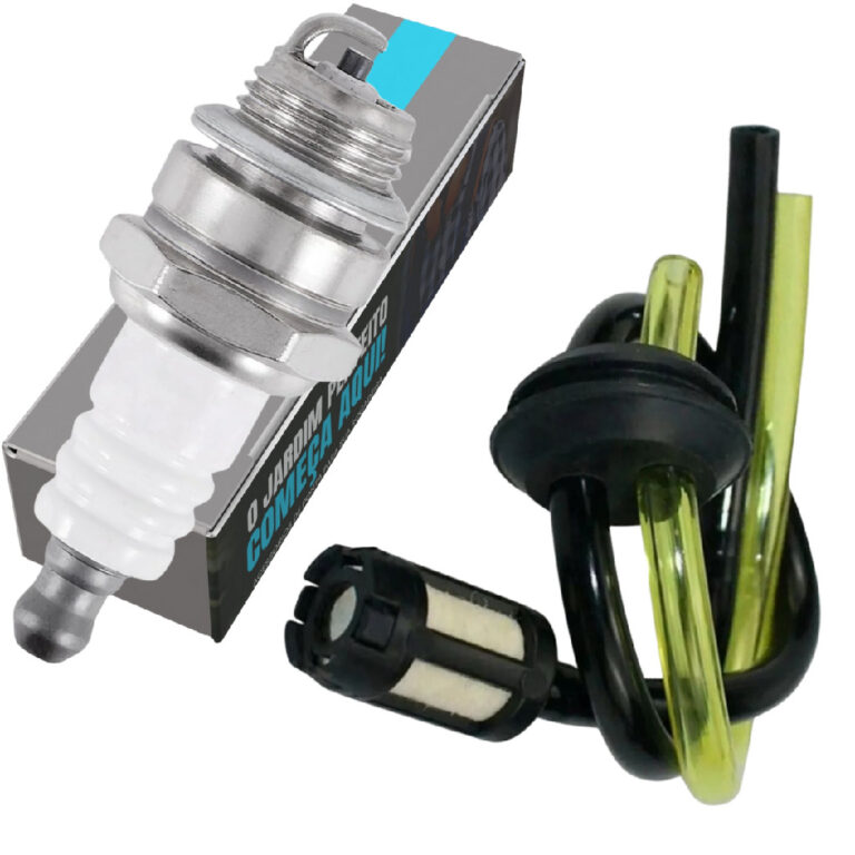Kit Filtro Combustível Roçadeiras + Vela de Igni