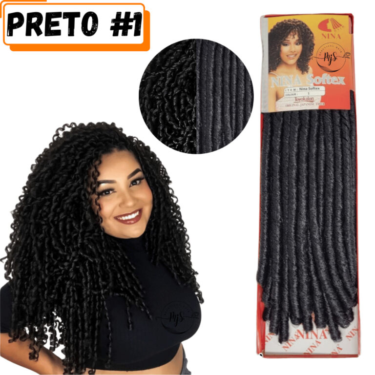 Cabelo Cacheado Original Nina Softex Crochet Braid