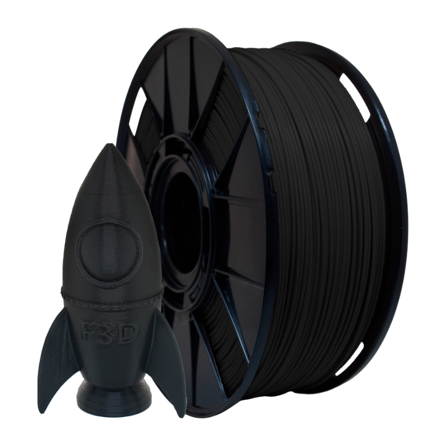 Filamento PLA Premium Preto 1kg 1,75mm