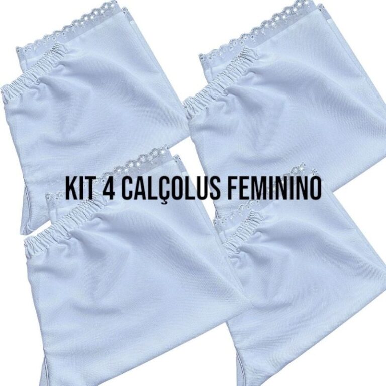 Kit com 4 Calçolus Ração  Feminino Umbanda e Ca