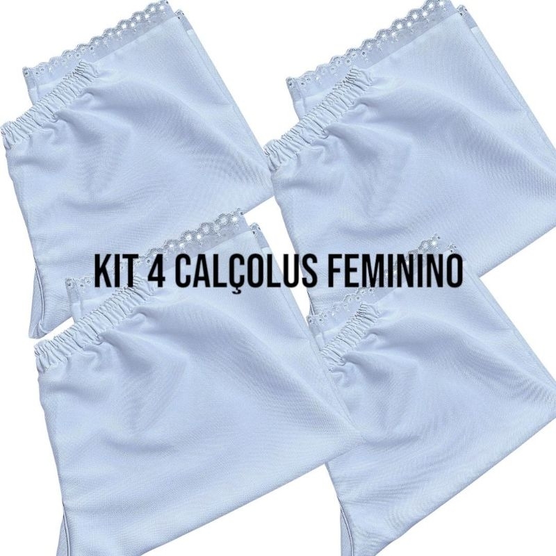 Kit com 4 Calçolus Ração  Feminino Umbanda e Candomblé
