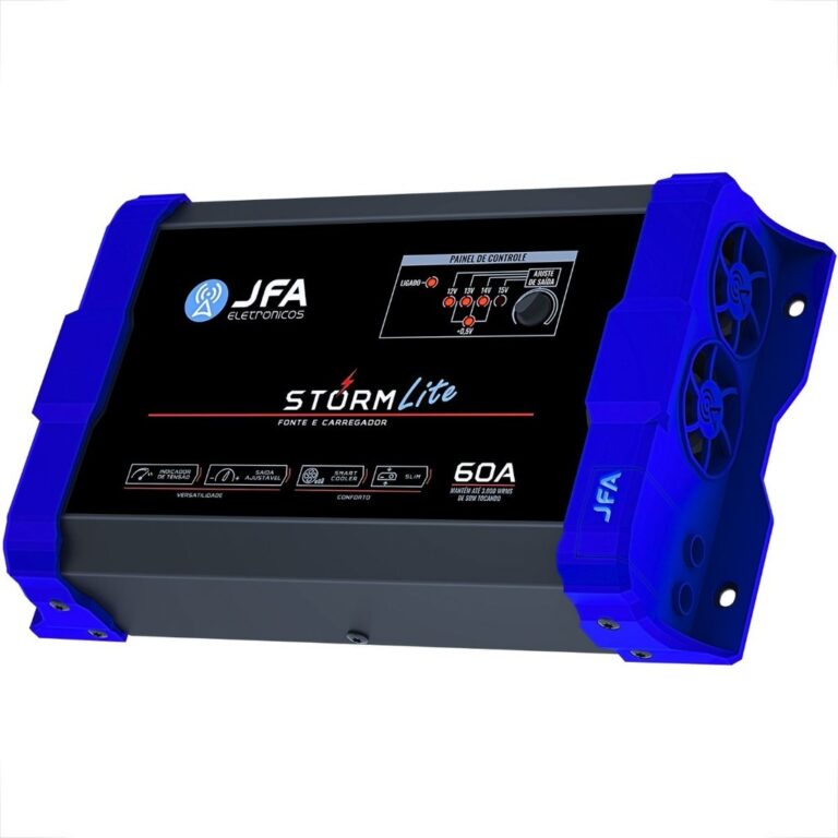 FONTE CARREGADOR AUTOMOTIVO DE BATERIAS JFA 60A AM