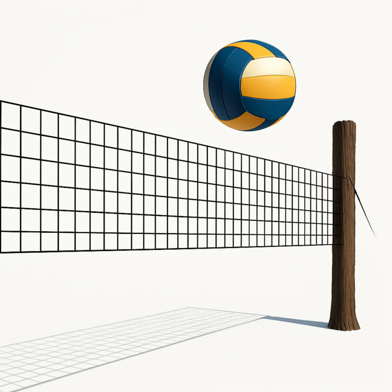 Rede de Vôlei 5m x1m Proteção U.V Fio De Nylon 