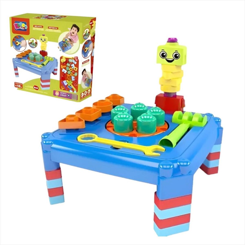 Bancada do Mecânico Blocolândia Dismat – Brinquedo Educativo Infantil – Ref. MK 429
