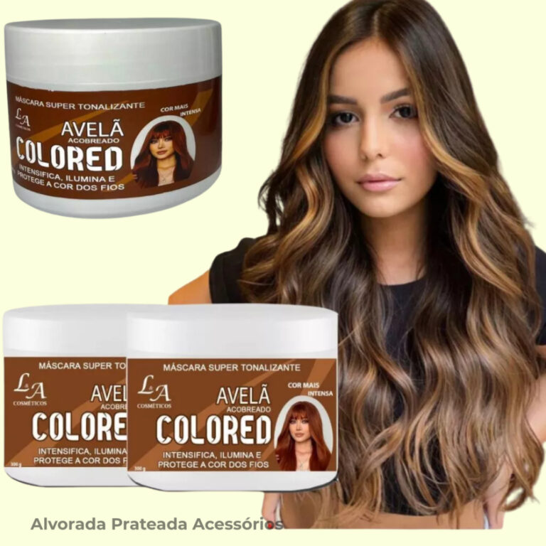 Kit 3 Máscara Morena Iluminada Avelã Tons Carame