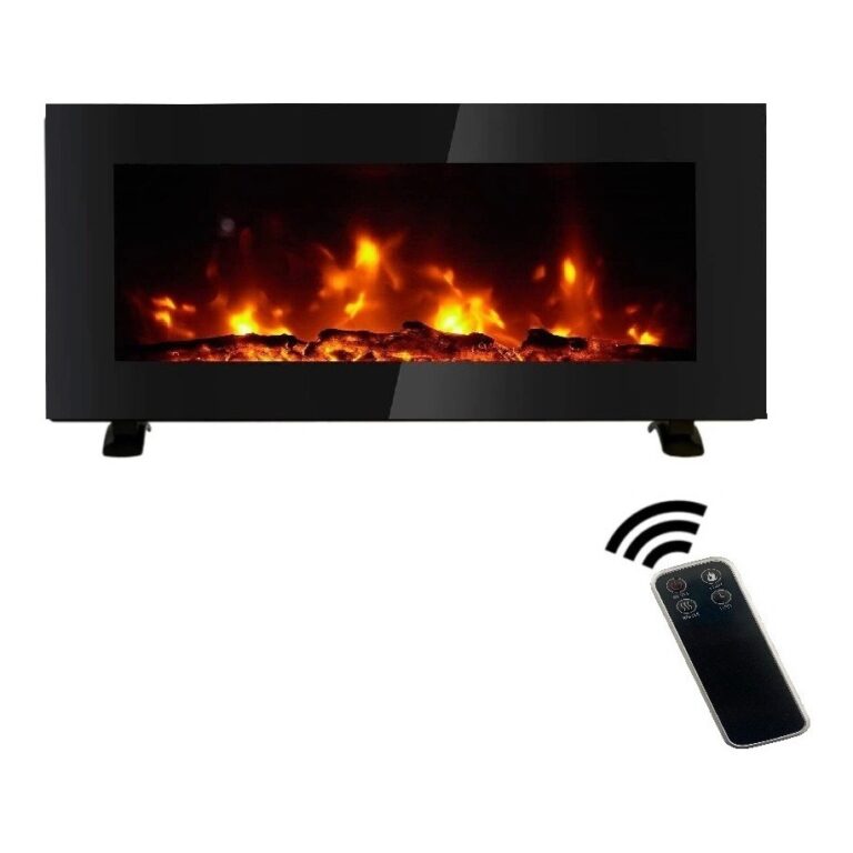 Lareira Elétrica 1500w Parede E Bancada Com Contr