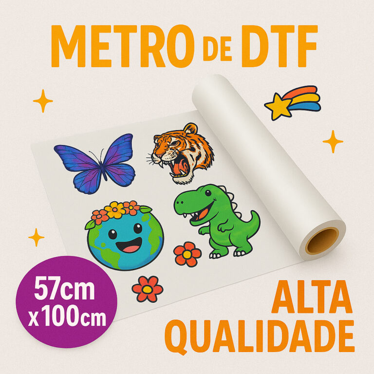 Metro DTF Alta Qualidade para Estampar Camisas Env
