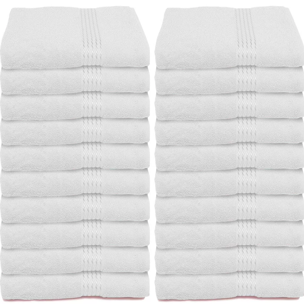 Kit 20 Toalhas de Banho Salão Hotel Hospitalar 100 Algodão Dohler