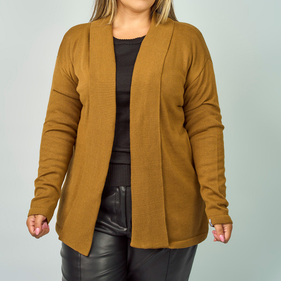 Cardigan Leve Tamanho Grande Ideal para Looks Casu