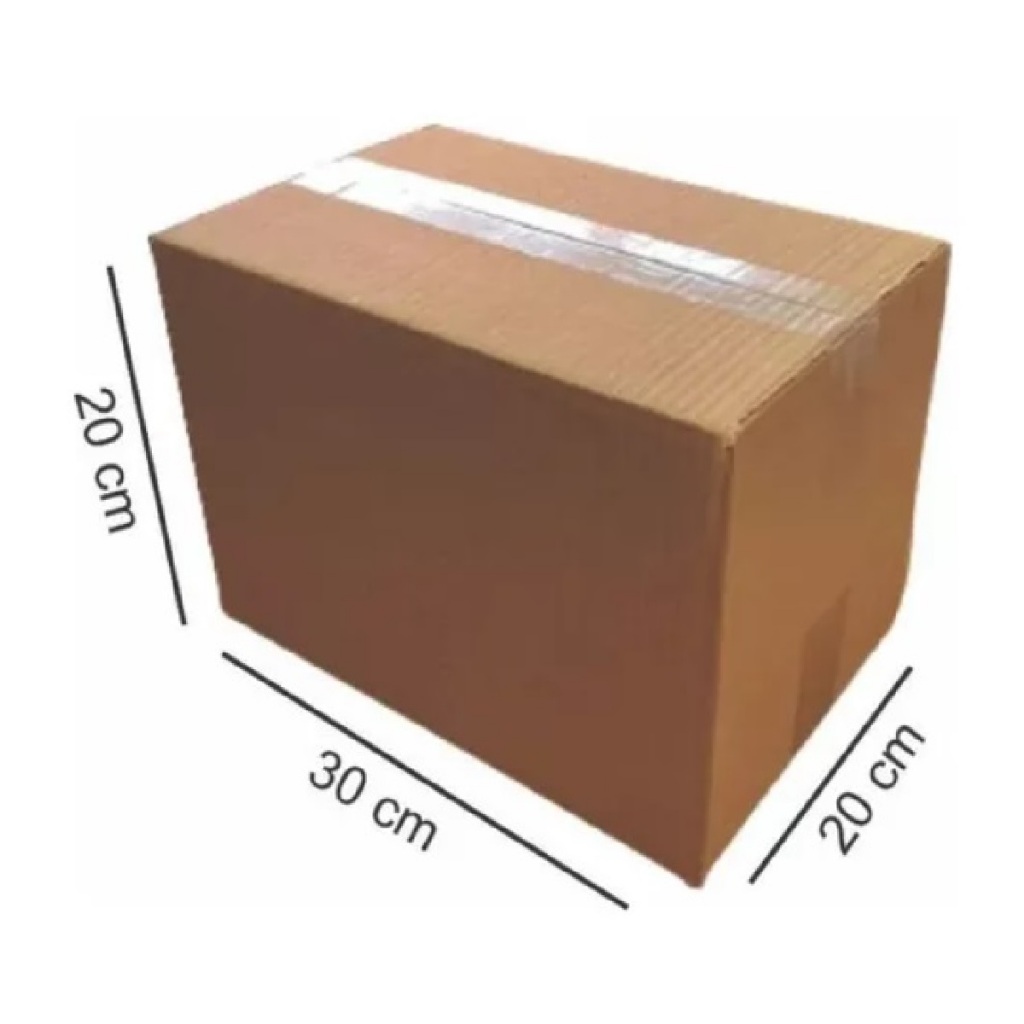 25 Caixas De Papelão Para Embalagem Correios Sedex E-commerce 30x20x20cm / 33x23x20cm / 20x20x20cm