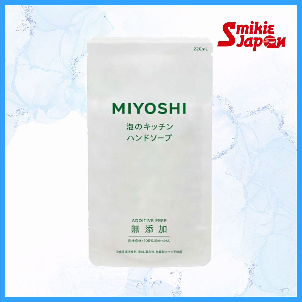 MIYOSHI Soap Additive Free Kitchen Hand Soap Refill 220mL Direct From Japan