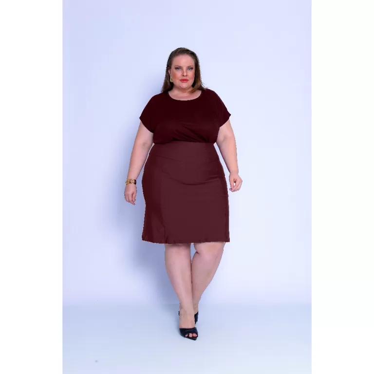 Short Saia Plus Size Para Academia  Saia Secretari