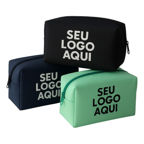 Kit Necessaire 10 Unid Personalizadas Brindes Tama