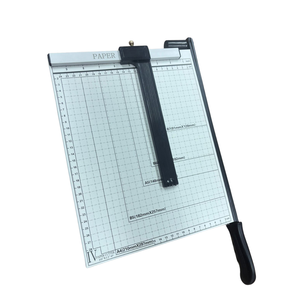 Guilhotina Papel A4 10 Folhas 80gsm C/ Ajustador E Bloqueio