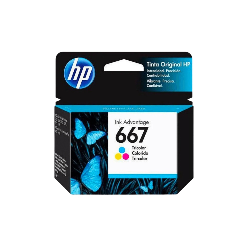 Cartucho de Tinta HP 667 Colorido Original