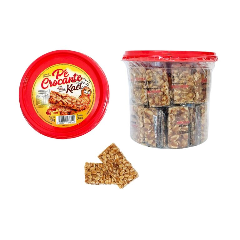 Pé De Moleque Crocante Kael 14g Pote Com 50 Unida