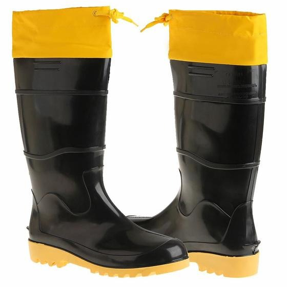 Bota de Borracha com Polaina Impermeável Masculin