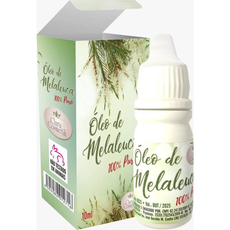 Oleo de Melaleuca 100% Puro 10ml Pronto para Uso e