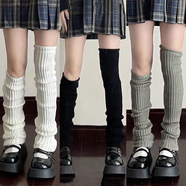 ECMLN Over Knee Sweet Leg Warmers Inverno Japonês