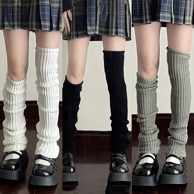ECMLN Over Knee Sweet Leg Warmers Inverno Japonês JK Uniforme Coreano Lolita Capa Aquecedora De Pés