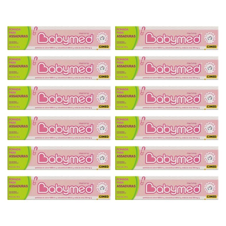 Kit 12 Pomadas Para Prevenção De Assaduras Babym